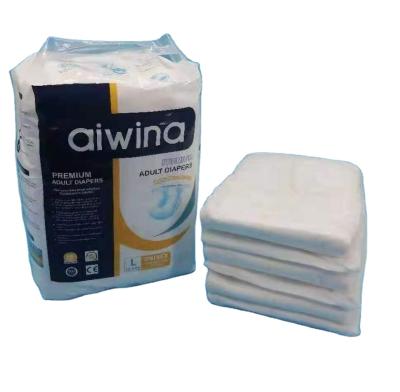 China AIWINA Factory Price Cheap Multi Purpose Printed Hot Selling Comfortable Adult Diapers All Sizes for sale