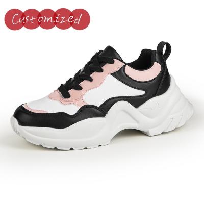 China Breathable Fashion Sneaker 2021 Stylish Sneaker Woman Customed Logo Woman Sneaker for sale