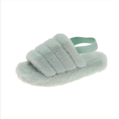 China Wholesale fashion trend winter sheepskin slippers lamb fur slippers for women for sale