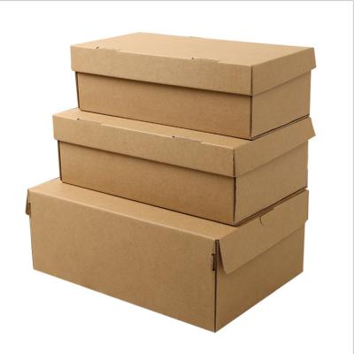 China Recyclable Custom Paper Box Shoes Kraft Paper Cardboard With High Quality for sale