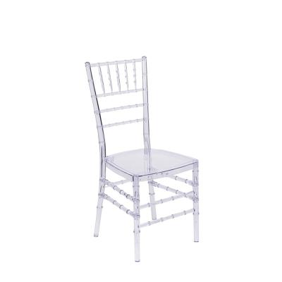 China Feature : Super Hot Comfortable Modern Transparent Wedding Chair Clear Acrylic Hotel Selling Chairs for sale