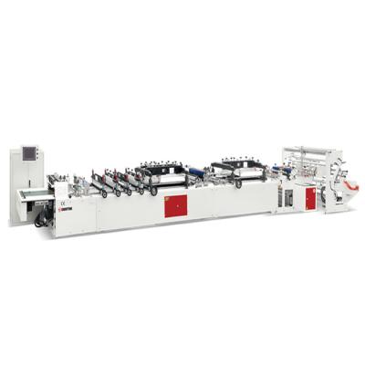 China Multifunctional High Quality Center Sealing Four Side Sealing Multilayer Plastic Laminated Film Bag Making Machine for sale