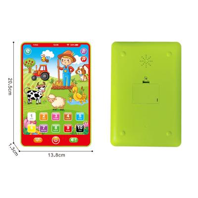 China Educational Children Cultivate Teaching Machine Kids Education Toy English Notebook IPAD For Children for sale