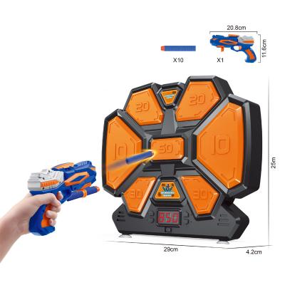 China A00357492 Amazone OEM and ODM Children's Electronic Automatic Digital Marking Target Ball Shooting Practice Game Soft Toy for sale