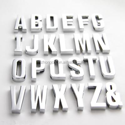 China ALLOY High Quality Fashion Accessories Zinc Alloy Silver Alphabets Slide Letter Charms for sale