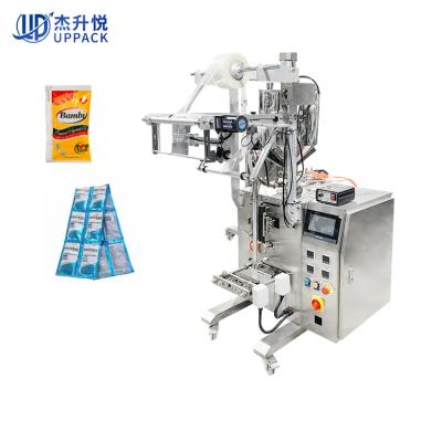 China Automatic Food Oil Filling Tomato Sauce Bag Linked Different Quantity Six Pack Machine Liquid Packing Machines for sale