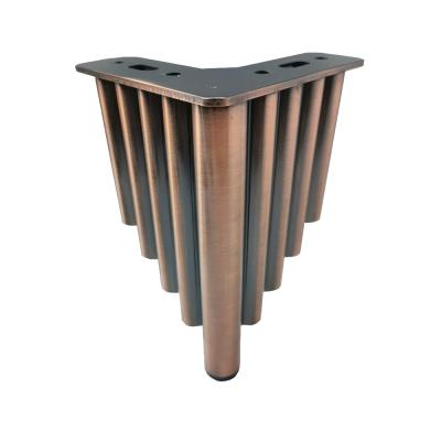 China Modern Metal L Shape Sofa Leg Decorative Furniture Feet Contemporary Style for sale