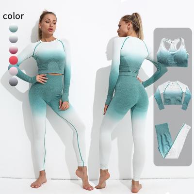 China Yoga Set Women Summer Suit Breathable Hot Selling Seamless Shorts Sets Wholesale 2023 Comfortable Fitness Leggings Women Yoga Sets for sale