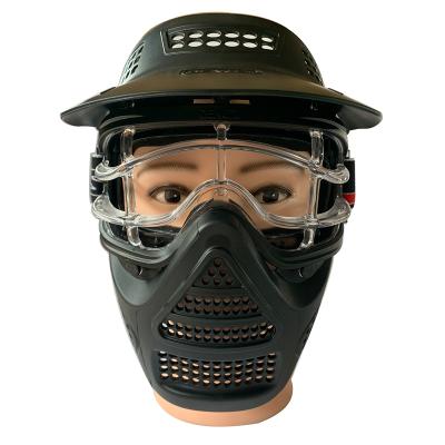 China Black CS Linkboy Archery Paintball Face Safe Guard For Recurve Archery CS Game Accessories for sale