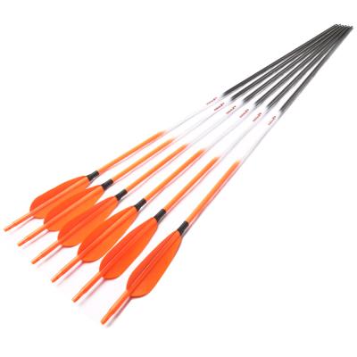 China SHOOTING Archery Hunting Pure Carbon Shooting Arrows With 4