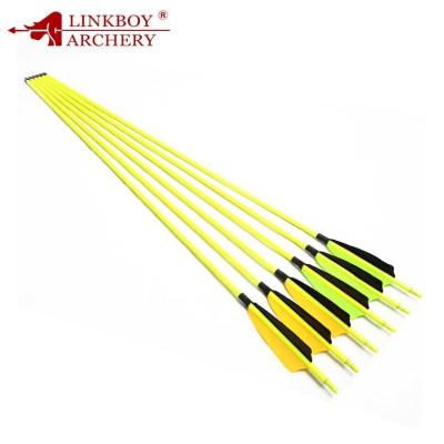 China Linkboy OD7.9mm Carbon Fiber Arrow 32inch Spine500 Archery Carbon Bow TIR Arrows For Bow Arrows Hunting And Shooting for sale