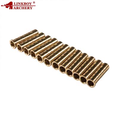 China Linkboy Archery 40 Grain Copper Arrow TIR Insert For ID 6.2mm OD 7.6mm Arrow Shafts For Bow Hunting for sale