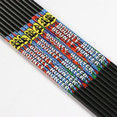 China Hunting Linkboy Archery Carbon Arrows Black Shaft ID 3.2mm For Recurve High Pounds Competitive Bow Hunting for sale