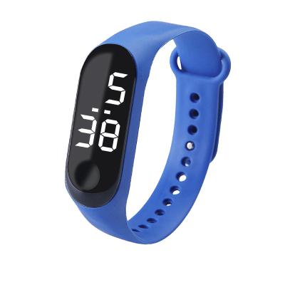 China Price Waterproof Cheap Colorful Rubber LED Touch Screen Digital Wrist Watch For Gift Marketing Promotion for sale