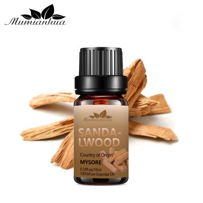 China Skin Revitalizer Factory Refining Wholesale Good Price 10ML Fragrance Aromatherapy 100% Pure Essential Oil Organic Sandalwood Essence for sale