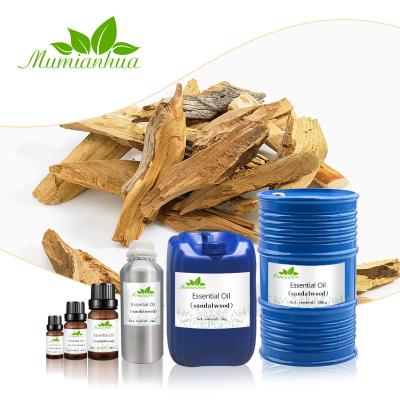 China Bulk Natural Pure Organic Sandalwood Essential Oil Fo raroma Diffuser Massage Oil 100% Skin Revitalizer Price Massage for sale