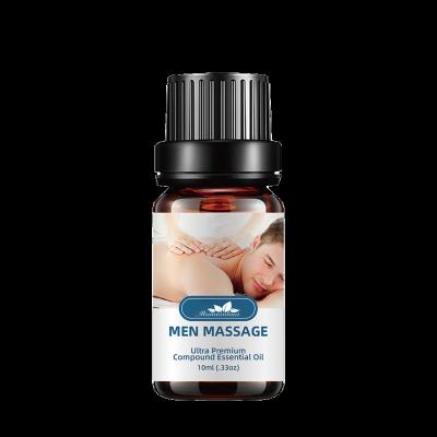 China Skin Revitalizer Men Massage Natural Plants Essential Oil 100% OEM Aromatherapy Organic Body Massager With Low MOQ for sale