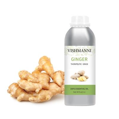 China Ginger Roots Oil For Skin Essential Care Ginger Essential Oil Private Label Lymphatic Drainage Moisturizer Available Herbal Massage for sale