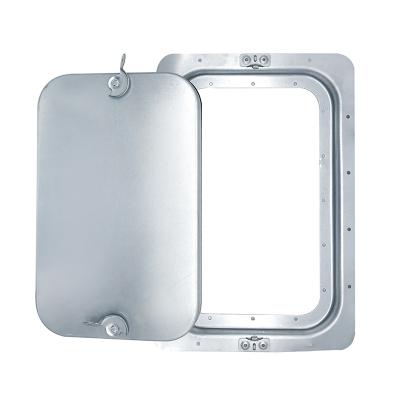 China Modern 371 x 237 Standard Grease Duct Access Panel Galvanized Grease Duct Access Doors HVAC Access Door for sale