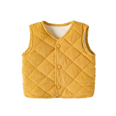 China Breathable KYO Children'S Sports Vest Boys And Girls Down Vest Fashion Wear Outer Vest Cotton Velvet Bladder Cotton Vest for sale