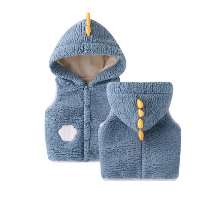 China KYO Children's Vest Boys and Girls Windproof Lamb Fleece Plus Warm Fleece Vest Baby Outwear for sale