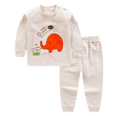 China KYO Spring And Autumn Baby Children's Clothing Breathable Underwear Set Pure Cotton Long Pants Boys And Girls Home Clothes for sale