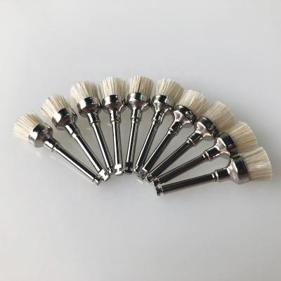 China Dental MEDICAL Disposable Dental Junior RA Bristle Flat Prophy Brushes FULL Polish for sale