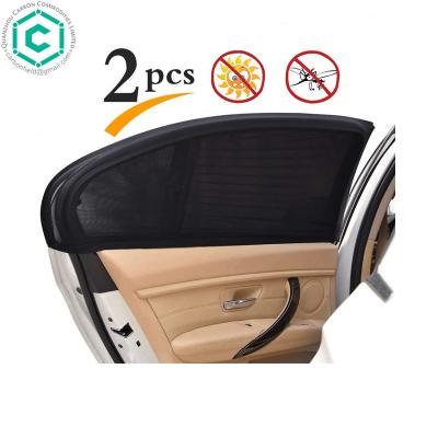 China Sun Shade Car Pattern Back Window Baby Universal Pet Child Universal Pet Breathable Mesh Backseat (2 PCs) Fits The Smallest To Medium Cars for sale