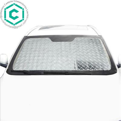 China High Quality UV Laser Cardboard Car Sunshade Laser Bead + Cardboard Cotton Protect Car Sunshade for sale