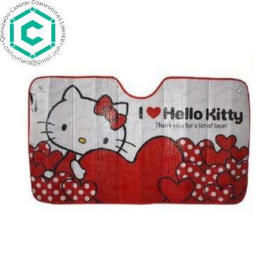 China Foil Shade Kitty Foil Shade OEM Logo Advertising Car Hello In The Car for sale