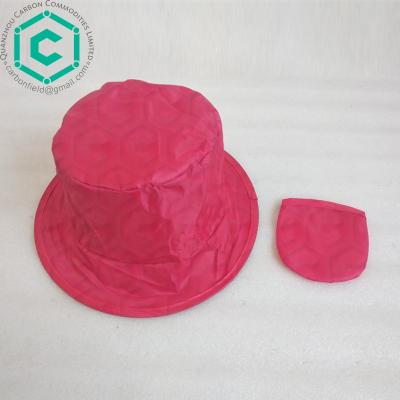 China Spain COMMON market red color with silver coated foldable fisherman hat for promotion for sale