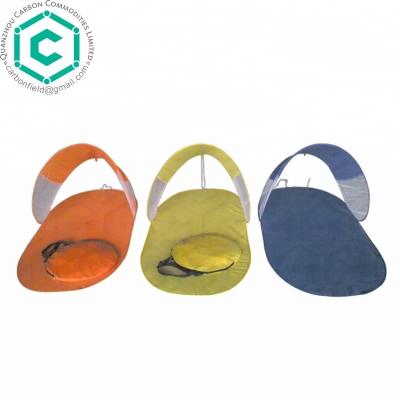 China Easy to HOT SALE Cheap Nylon Foldable Beach Mat Collapsible with Sunshade for sale