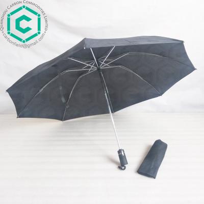 China 23inch rustic high quality open&close 3 automatic folding inverted umbrella / reverse umbrella for sale