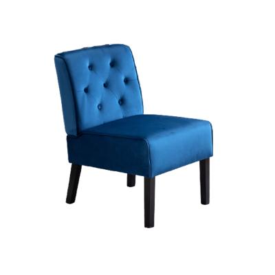 China (Other)Adjustable Home Furniture Waiting Room Chairs Velvet Fabric Upholstered Living Room Accent Chair for sale