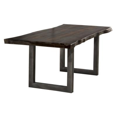 China New Design Convertible 80inch Rubberwood Made Use Furniture Home Dining Table for sale