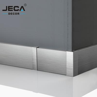 China Foshan JECA Modern Floor Skirting Black Stainless Steel Skirting Board For Floor Decoration Customized Skirting Profiles OEM for sale