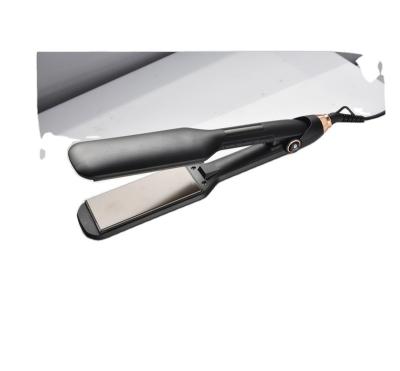 China High Quality Professional Thin Wide Flat Hair Straightener Hotel Display Flat Iron PTC Heater for sale