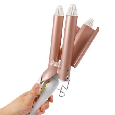 China Professional Hotel Household New Arrival Hair Waving Styling Crimping Tools 3 Barrel Curling Iron for sale