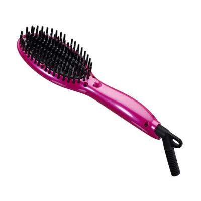 China Ceramic Modern Electric Multifunctional Straightening Anti-scald Heating Hair Straightening Brush for sale