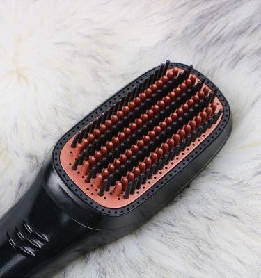 China Nondisposable Negative Ion One Step Hot Air Hair Straightener Brush Multifunctional for sale