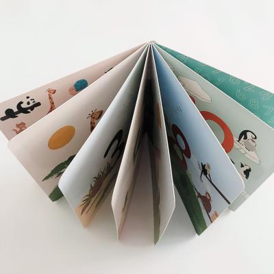 China Eco-Friend Custom Kids Board Book Printing Thick Cardboard Book For Preschool Education for sale