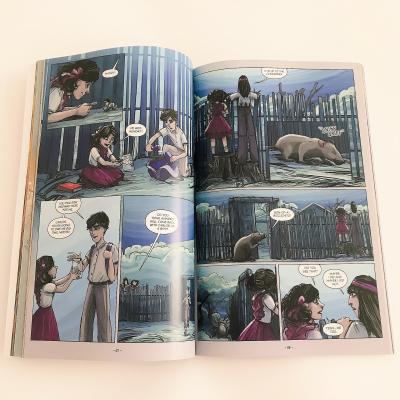 China Eco-friend full color printing comic books softcover printing for sale