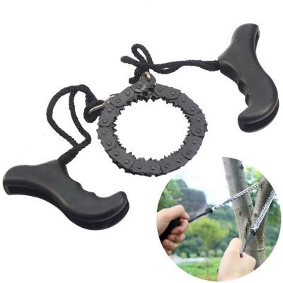 China Foldable Portable Emergency DIY Tool Ferromanganese Pocket Chainsaw Handle Outdoor Saws for sale