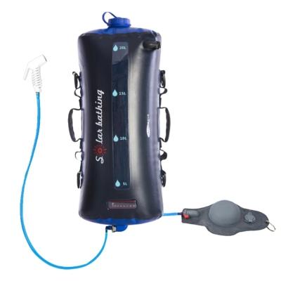 China Outdoor Camping Hiking Travel Camping Hiking Solar Portable Shower Bag Pressure Pump Travel Bag High Quality PVC Material PVC Bag For Shower for sale