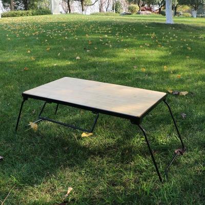 China Modern Outdoor Multi-Function Barbecue Table Net Black Barbecue Table Portable Folding Outdoor Portable Camping Table for sale