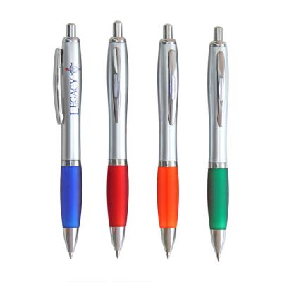 China office & School Pen 1.0mm Refill Blue Ink ABS Plastic Enrolling Ballpoint Pen Custom Printing Logo for sale