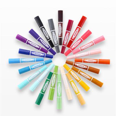 China office & school & Gift Student Pop Poster Ink Added Color To Paint Double Headed Marker Pens In Stock for sale