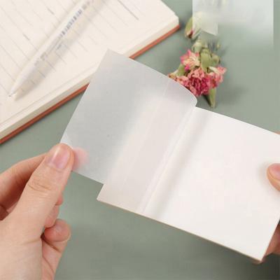 China Self-adhesive Colors Self-stick Luminous Pads Pamper Notes Transparent Sticky Custom for sale