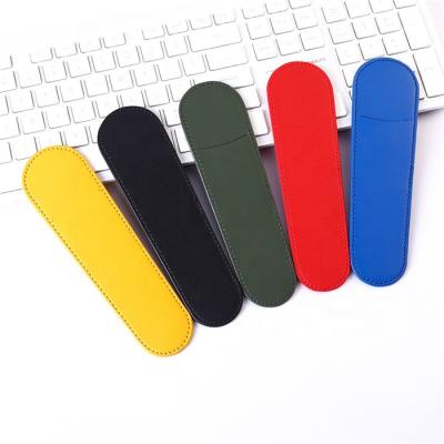 China Schools & Offices Custom Logo White Pu Point Simple Fountain Pen Case In Stock for sale