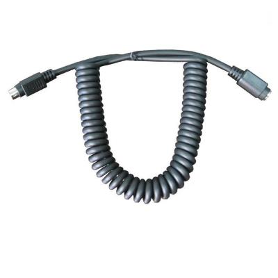 China Electronic Barcode Scanner Spiral Cable for sale